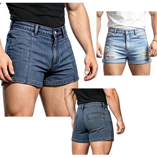 Herren jeansshorts denim - herren,