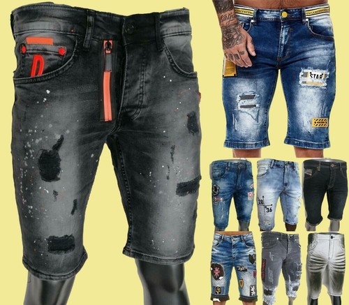 Herren destroyed jeans shorts - herren,