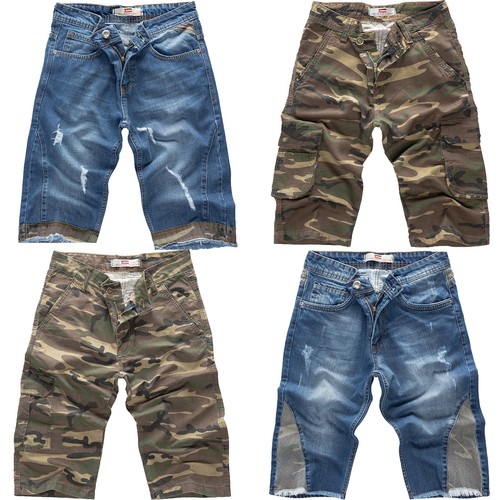 Shorts herren baumwolle jeans - herren,