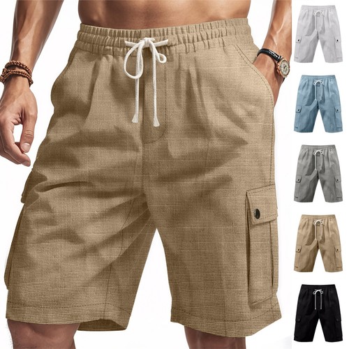 Leinen kurze hosen herren - leinen,