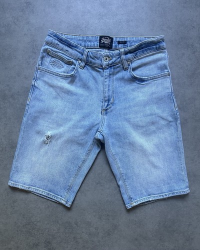 Superdry herren jeans shorts - jeans,