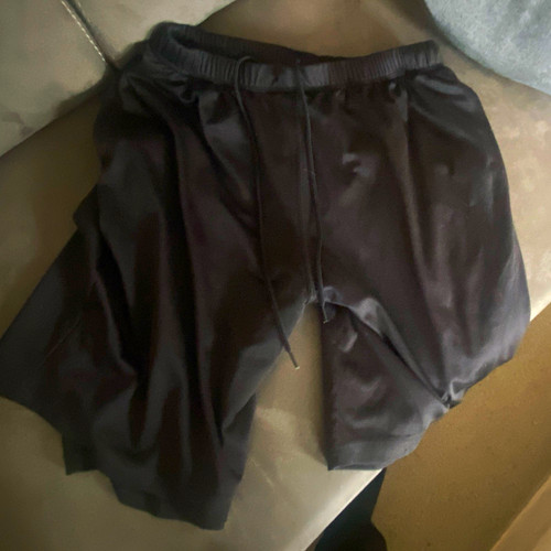 Herren sportshorts schwarz - schwarz, gr